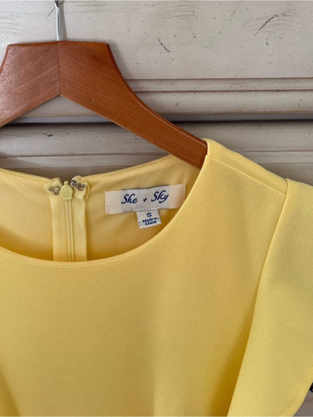 Vici Yellow Ruffle Dress - Picture 4 of 5
